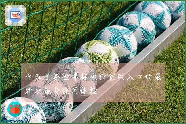 全面了解世界杯竞猜官网入口的最新功能与使用体验