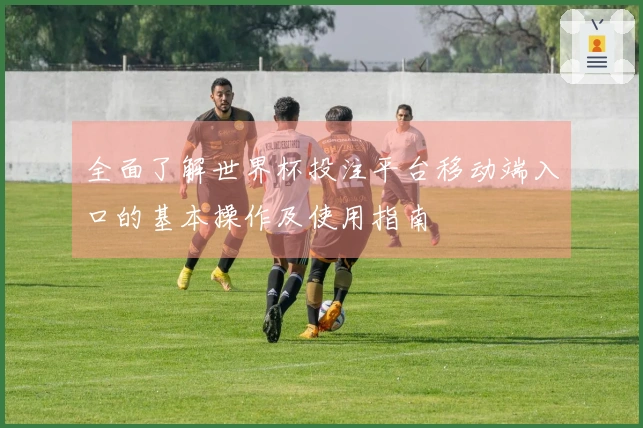 全面了解世界杯投注平台移动端入口的基本操作及使用指南